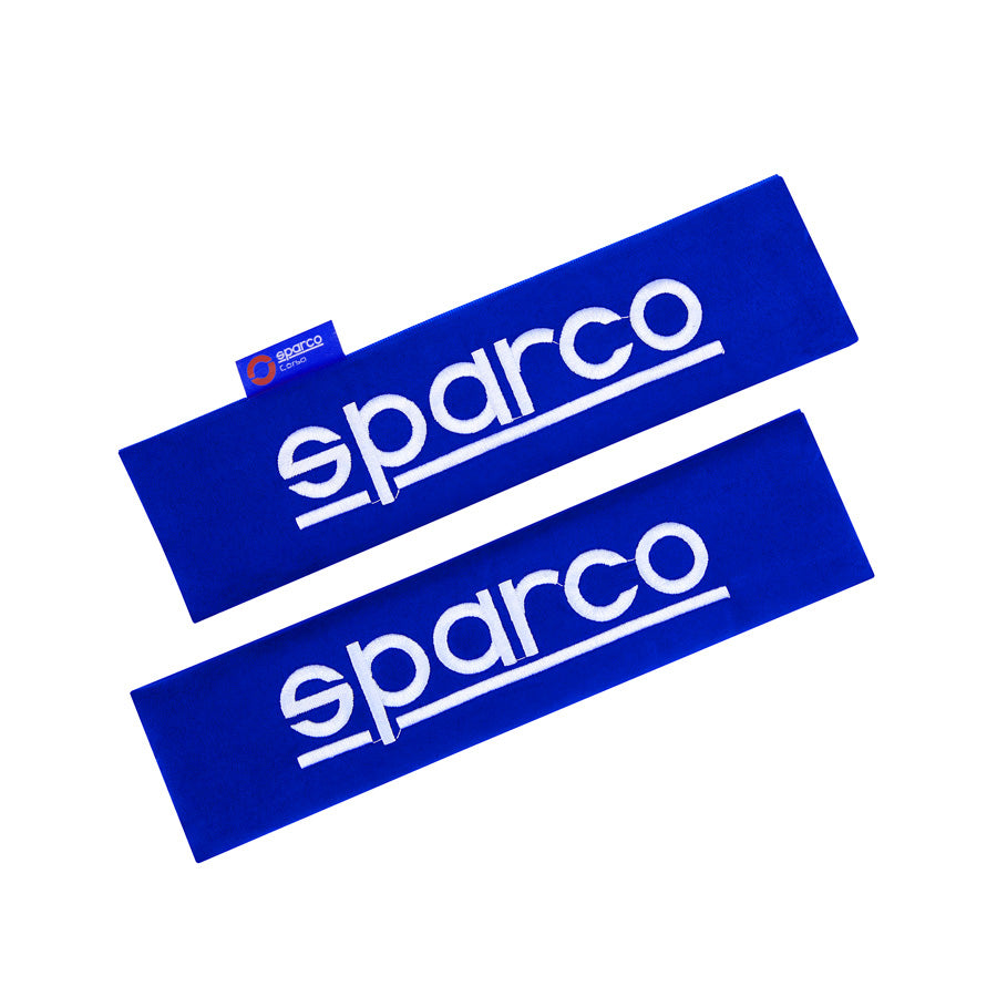 Sparco Seat Belt Pads Blue | SPC1204BL
