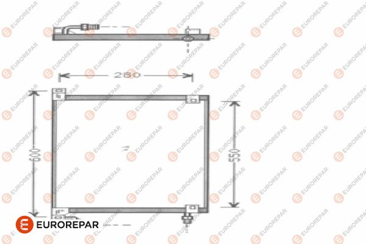 Eurorepar A/C Condenser | E163186