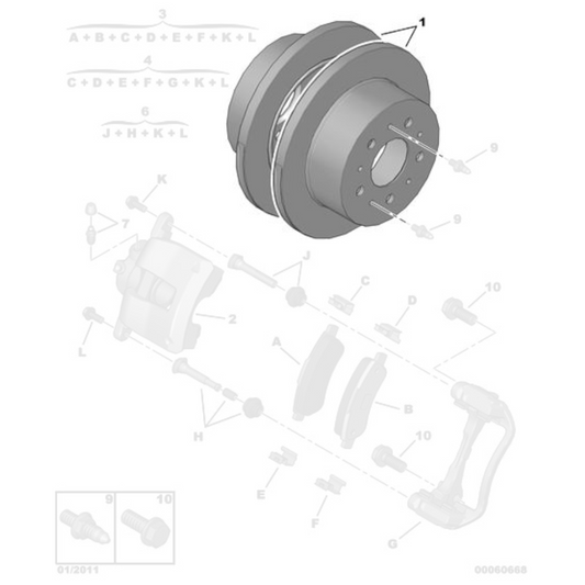 1x Genuine Brake Disc - Peugeot Boxer III / Citroen Relay III | 4249K6