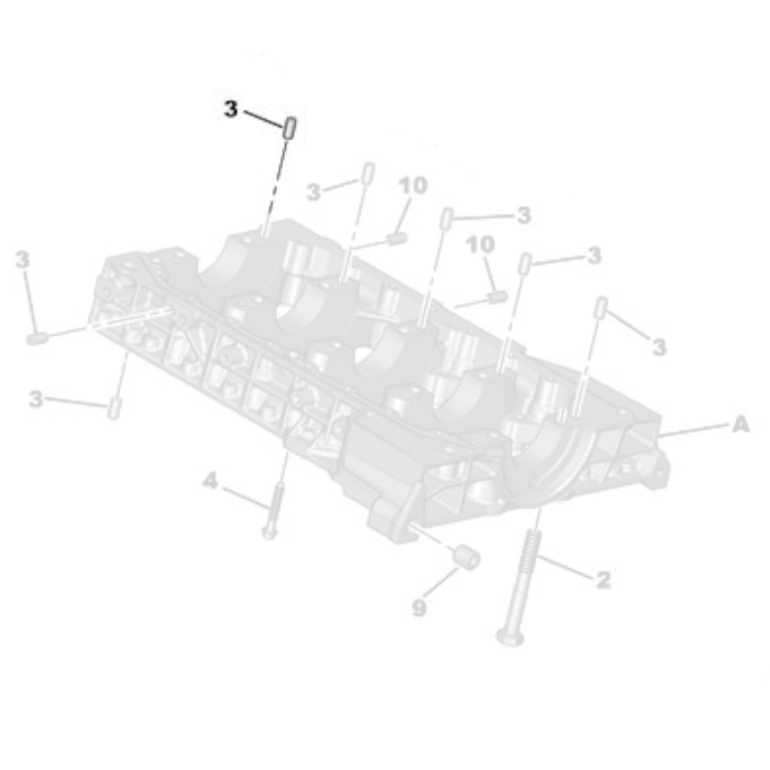 1x Genuine Centering Pin - Citroen / Peugeot 1.0 / 1.2 | 016527