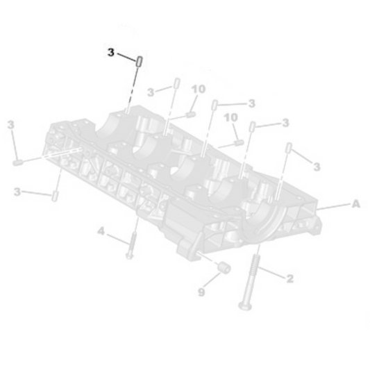 1x Genuine Centering Pin - Citroen / Peugeot 1.0 / 1.2 | 016527