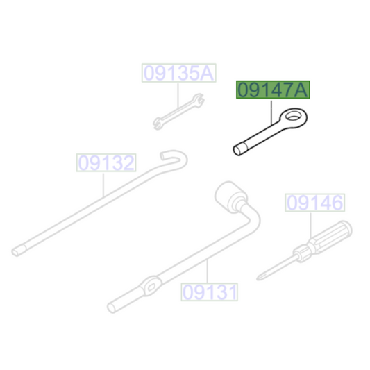 Genuine Towing Hook eye - Kia Optima / Rio / Venga / Picanto | 091471C000