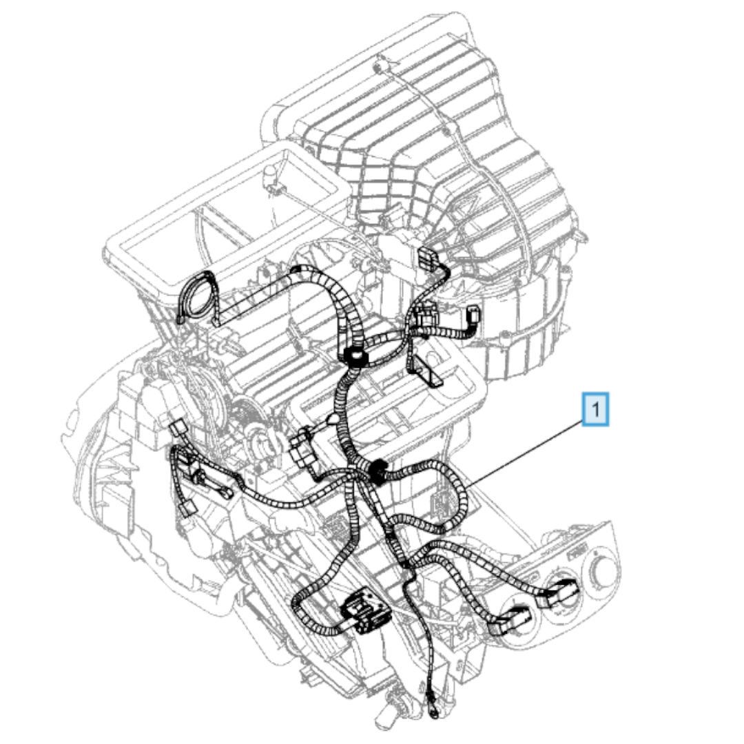 Genuine Heater/AC Wiring Harness - Vauxhall Corsa D 2007-2014 | 13330580