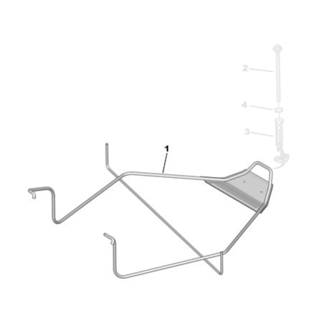 Genuine Spare Wheel Carrier - Peugeot Expert / Traveller 2023- | 9812022080