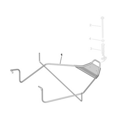 Genuine Spare Wheel Carrier - Peugeot Expert / Traveller 2023- | 9812022080