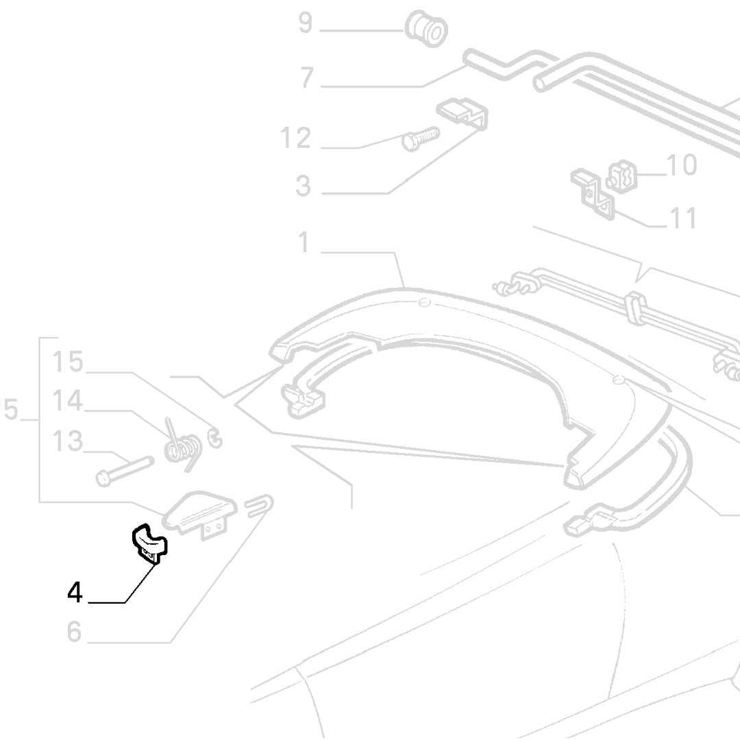 Genuine Roof Flap Protection - Alfa Romeo 916 Spider | 152109099