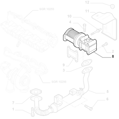 Genuine EGR Valve - Alfa Romeo 159 2010-2011 | 55215031