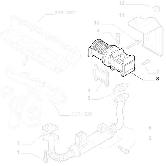 Genuine EGR Valve - Alfa Romeo 159 2010-2011 | 55215031