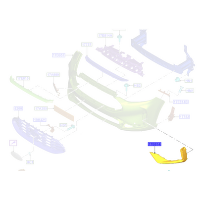 Genuine Front Right Fog Lamp Trim - Ford Kuga 2024- | 2858162