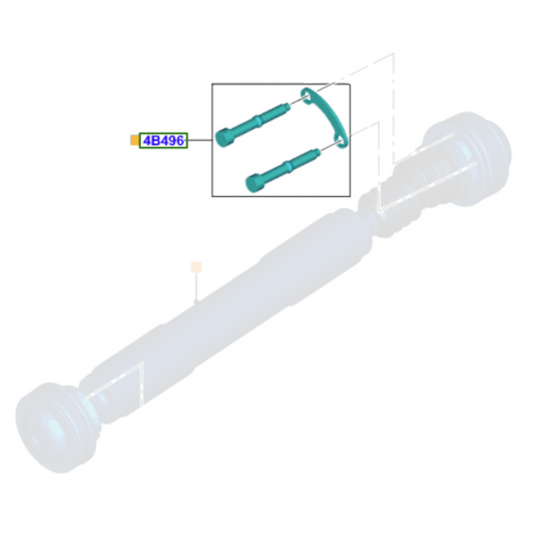Genuine Front Driveshaft Double Bolt - Ford Ranger 2011- | 5796359