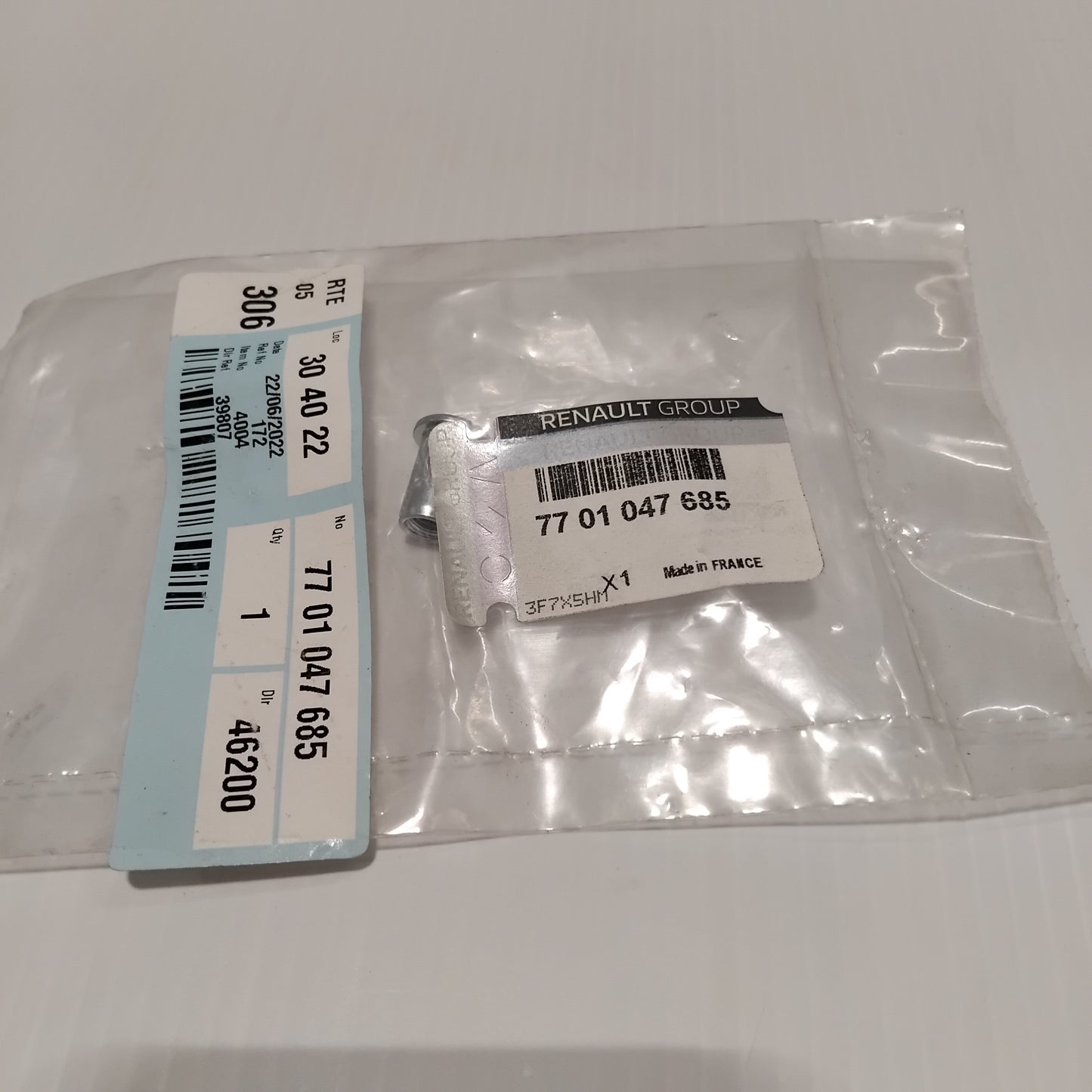 Genuine Renault Nut M5 | 77 01 047 685