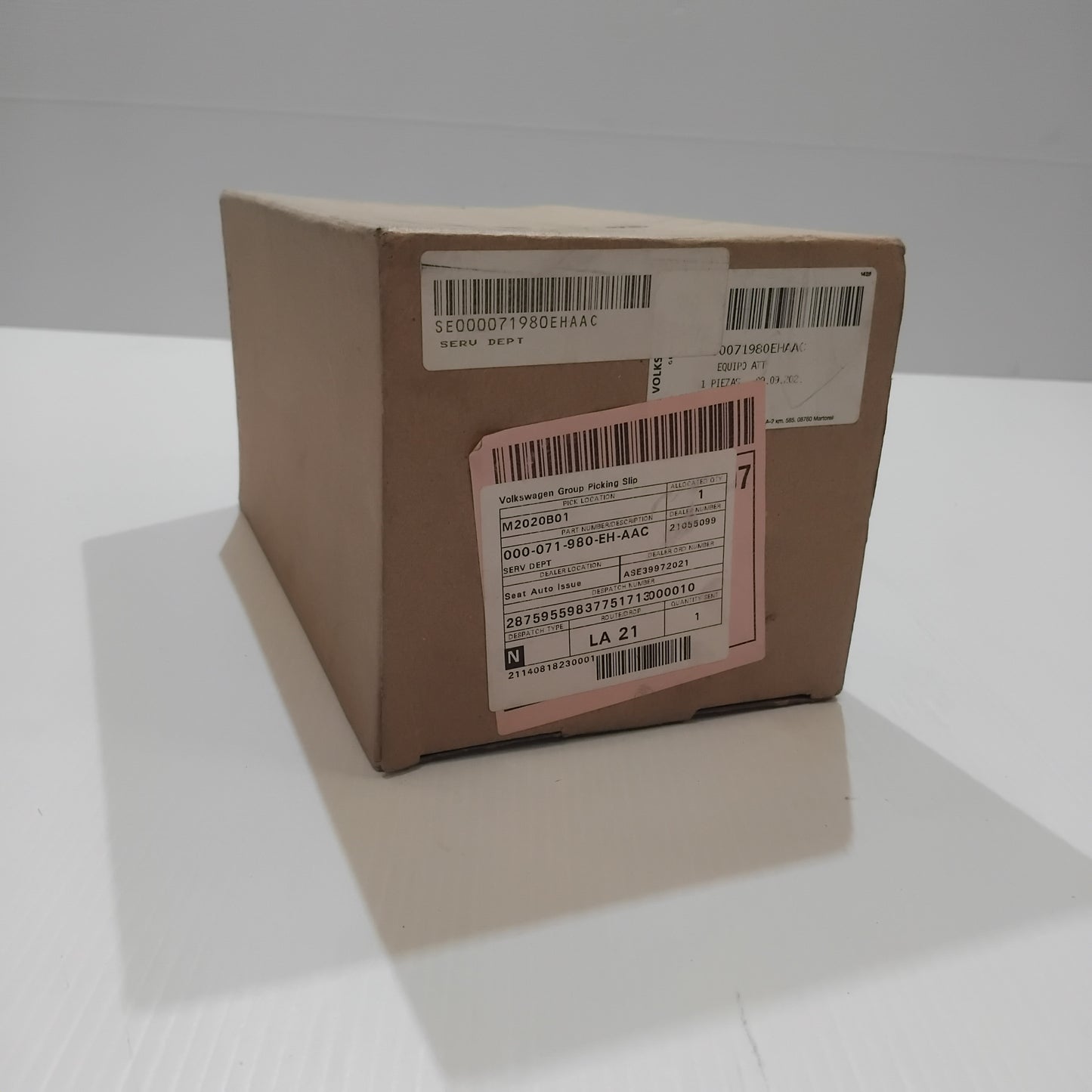 Genuine SEAT Serv Dept | 000071980EHAAC