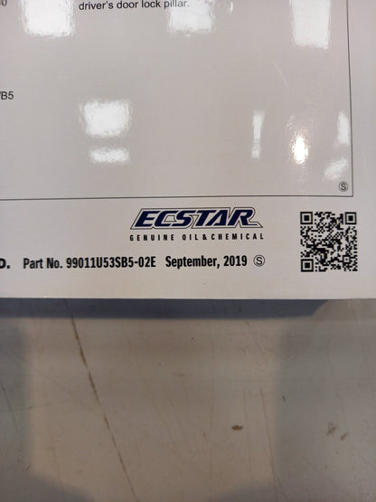 Genuine Suzuki Owner'S Manual,Vitara, | 99011U53SB5-02E