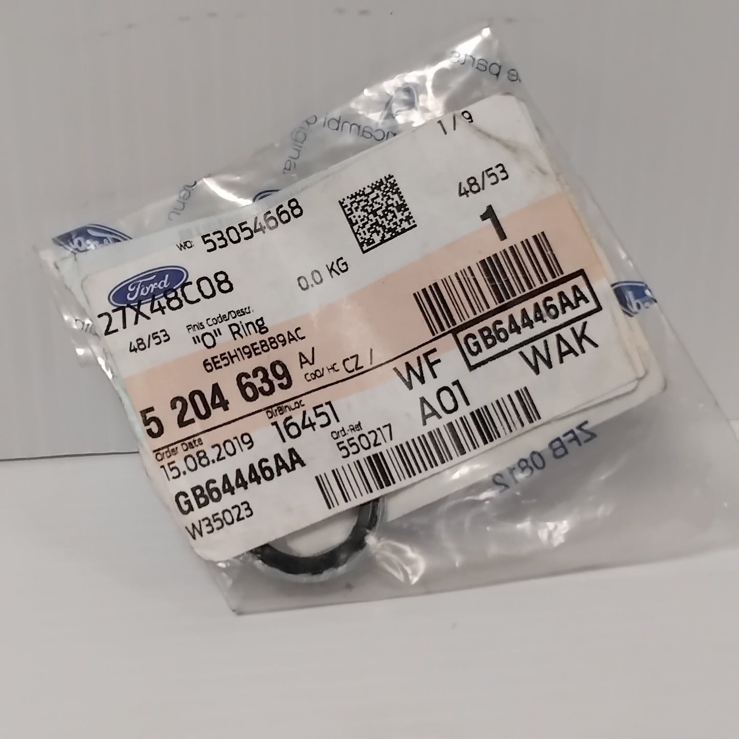 Genuine Ford "O" Ring | 5204639