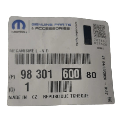 Genuine Peugeot Window Mech - Front Right | 9830160080