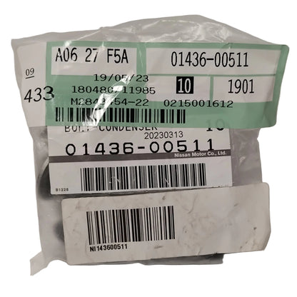 Genuine Nissan Bolt-Condenser | 143600511
