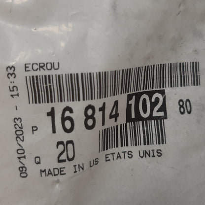 Genuine Peugeot Nut | 1681410280