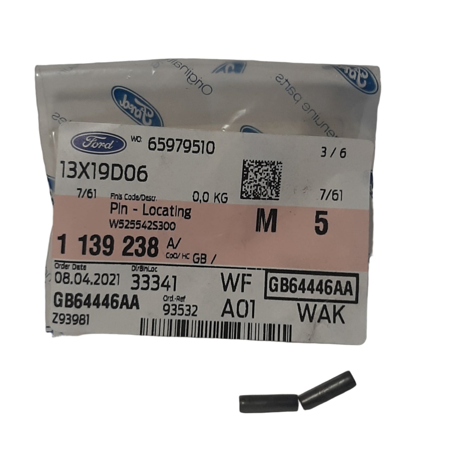 Genuine Ford Pin - Locating | 1139238