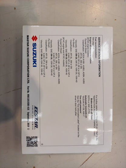 Genuine Suzuki Owner'S Manual,Vitara, | 99011U53SB5-02E