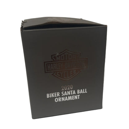 Genuine Harley Davidson Santa Christmas Ball Ornament  | HDX99194