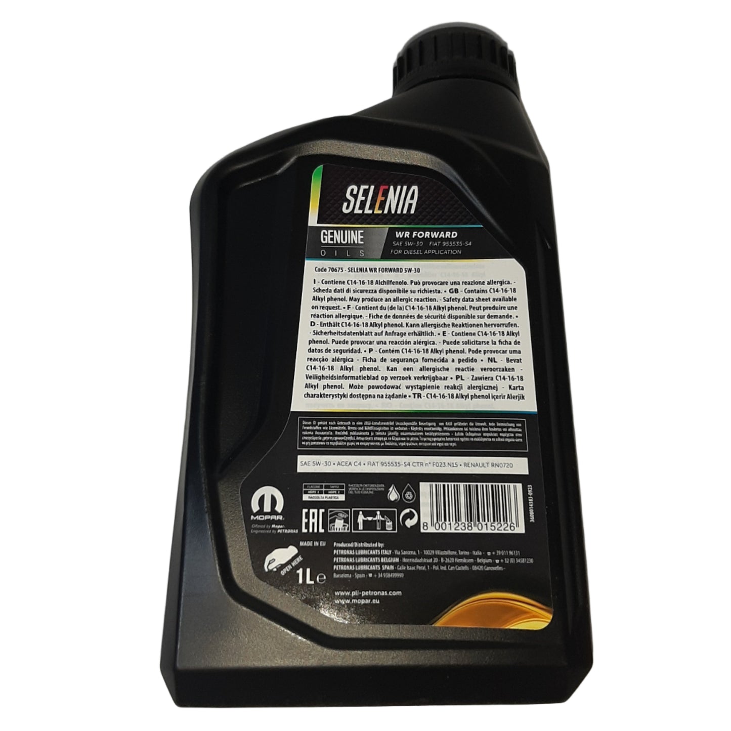 Petronas Selenia WR Forward 5W-30 | 70675EF8EU