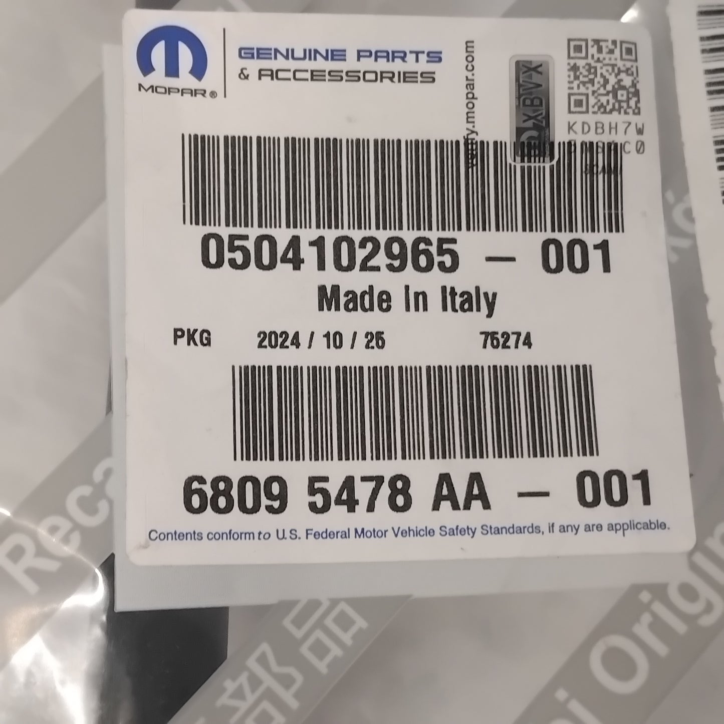 Genuine Cooling Water Pump Pipe - Fiat Ducato 2006-2025 | 504102965