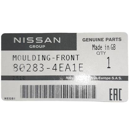 Genuine Nissan Moulding-Front | 802834EA1E