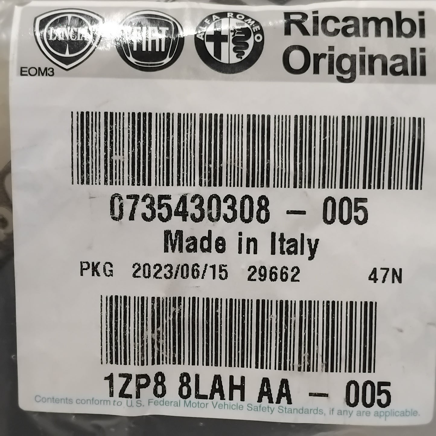 Genuine Rear Door Interior Plug - Fiat Ducato 2006-2025 | 735430308