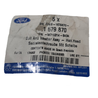Genuine Ford Bolt And Washer Assy - Hex.Head | 1679870