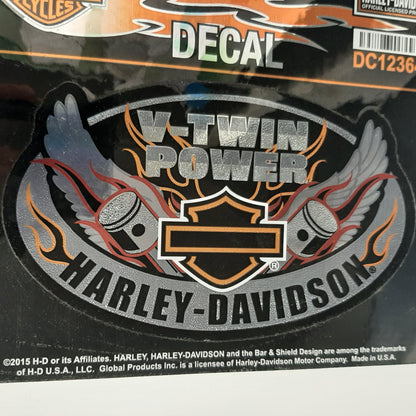 Genuine Harley Davidson Oval Wings Decal | DC123643