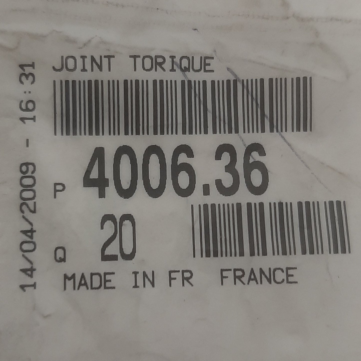 Genuine Peugeot O-Ring Seal | 400636