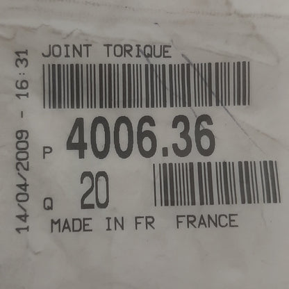 Genuine Peugeot O-Ring Seal | 400636
