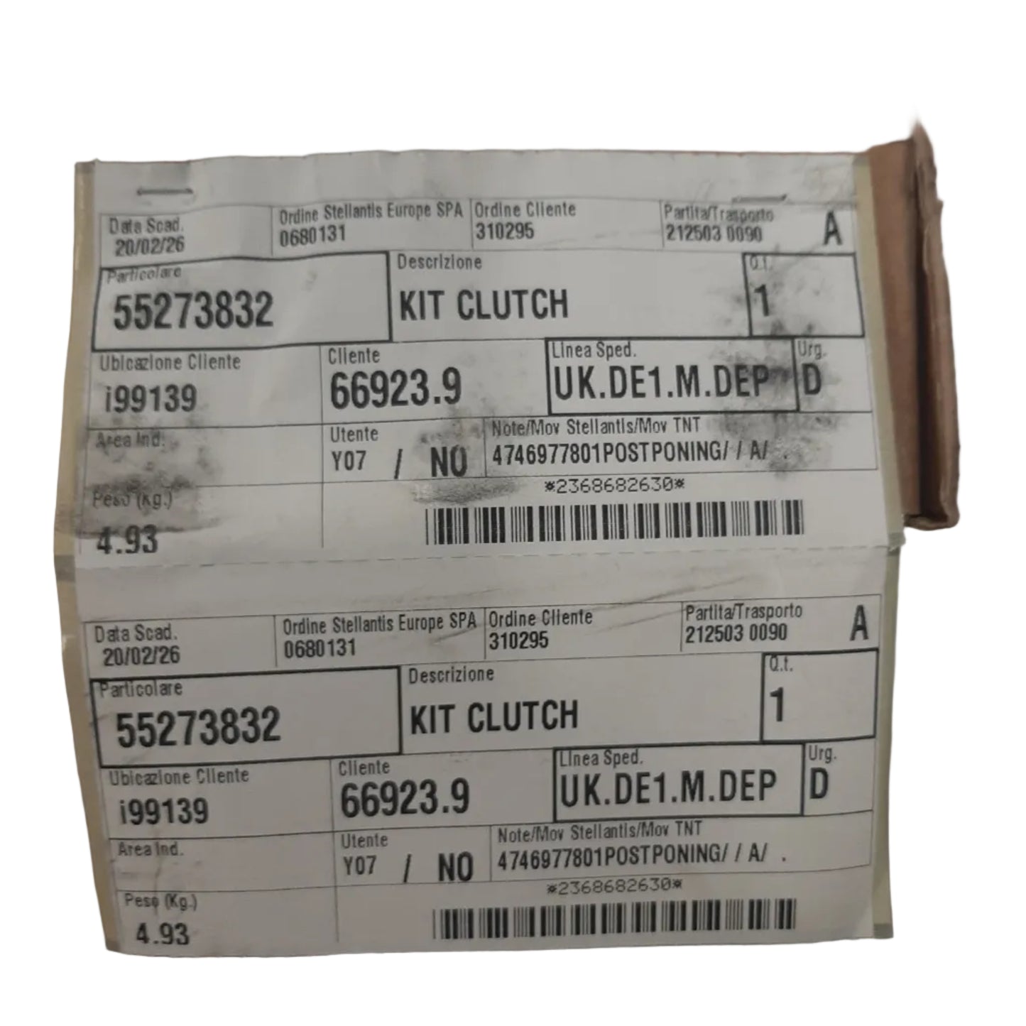 Genuine Fiat Kit Clutch | 55273832