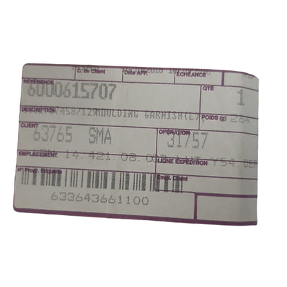 Genuine Fiat Moulding | 6000615707