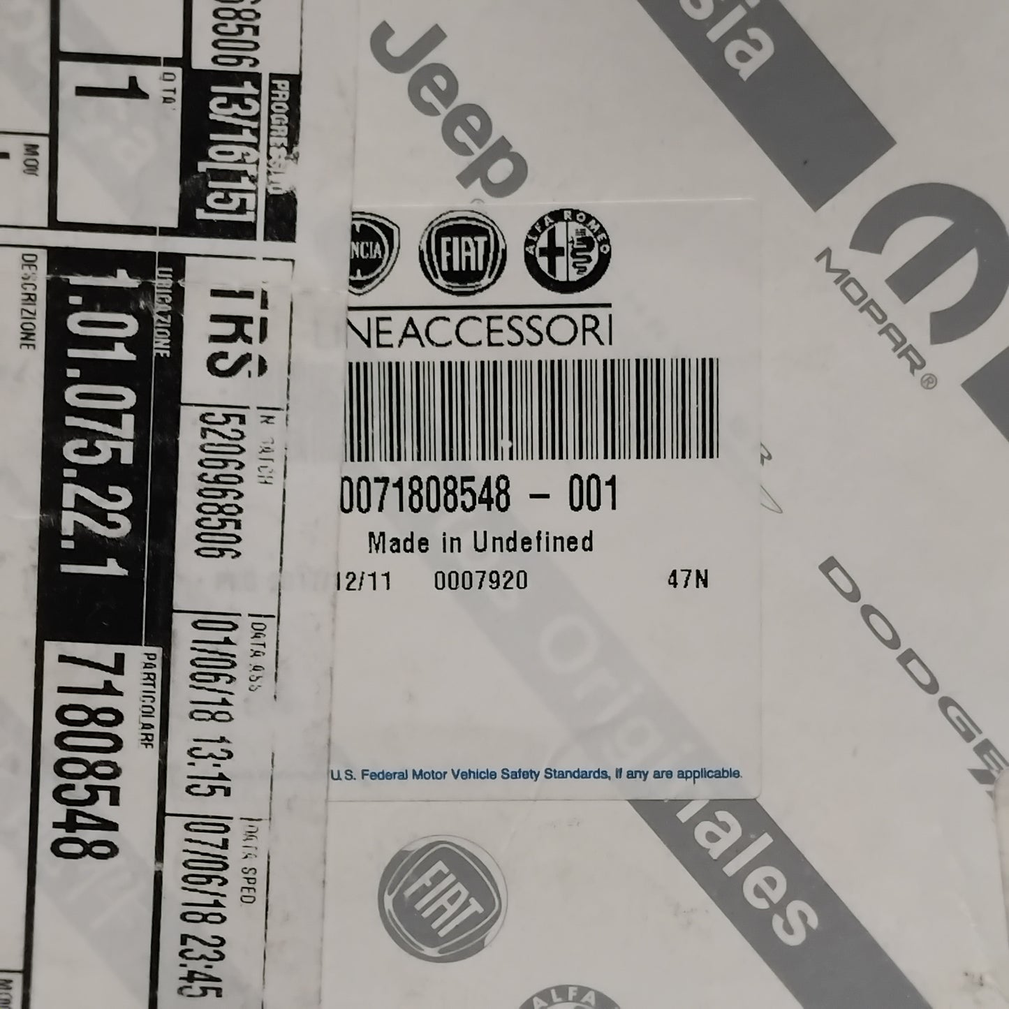 Genuine Fiat Kit | 71808548