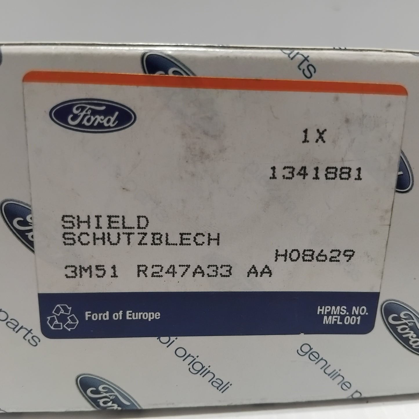 Genuine Left Rear Door Handle Bracket Shield - Ford Focus 2004-2011 | 1341881