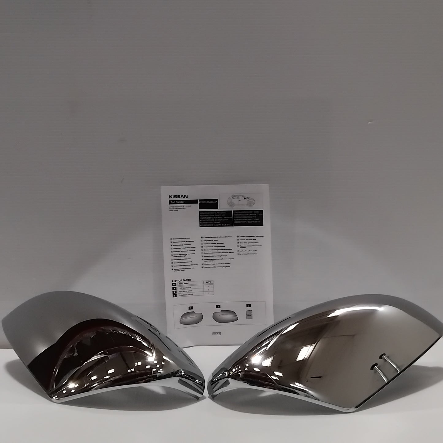 Genuine Mirror Caps - Chrome - Nissan Juke 2018-2019 | KE960BV000