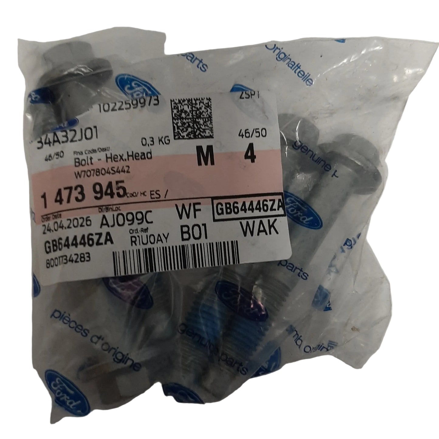 Genuine Ford Bolt - Hex.Head | 1473945