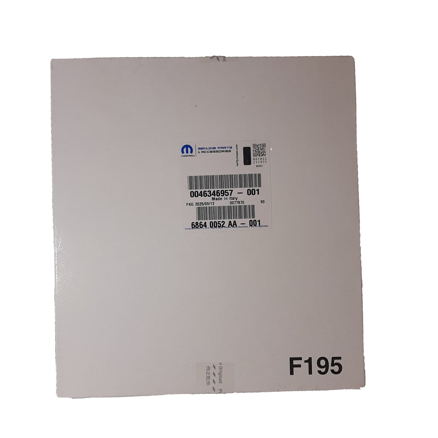 Genuine Fiat Timing Belt | 46346957