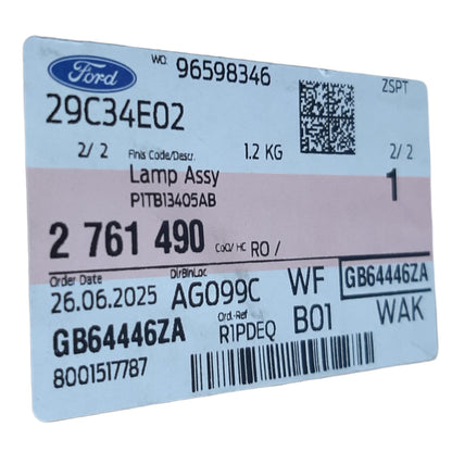 Genuine Ford Lamp Assy | 2761490