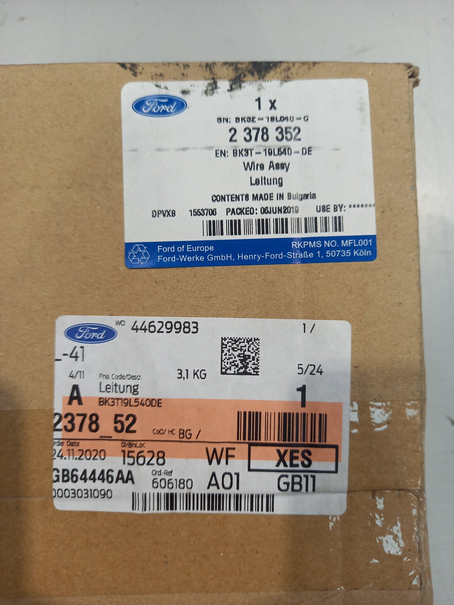 Genuine Ford Wire Assy | 2378352