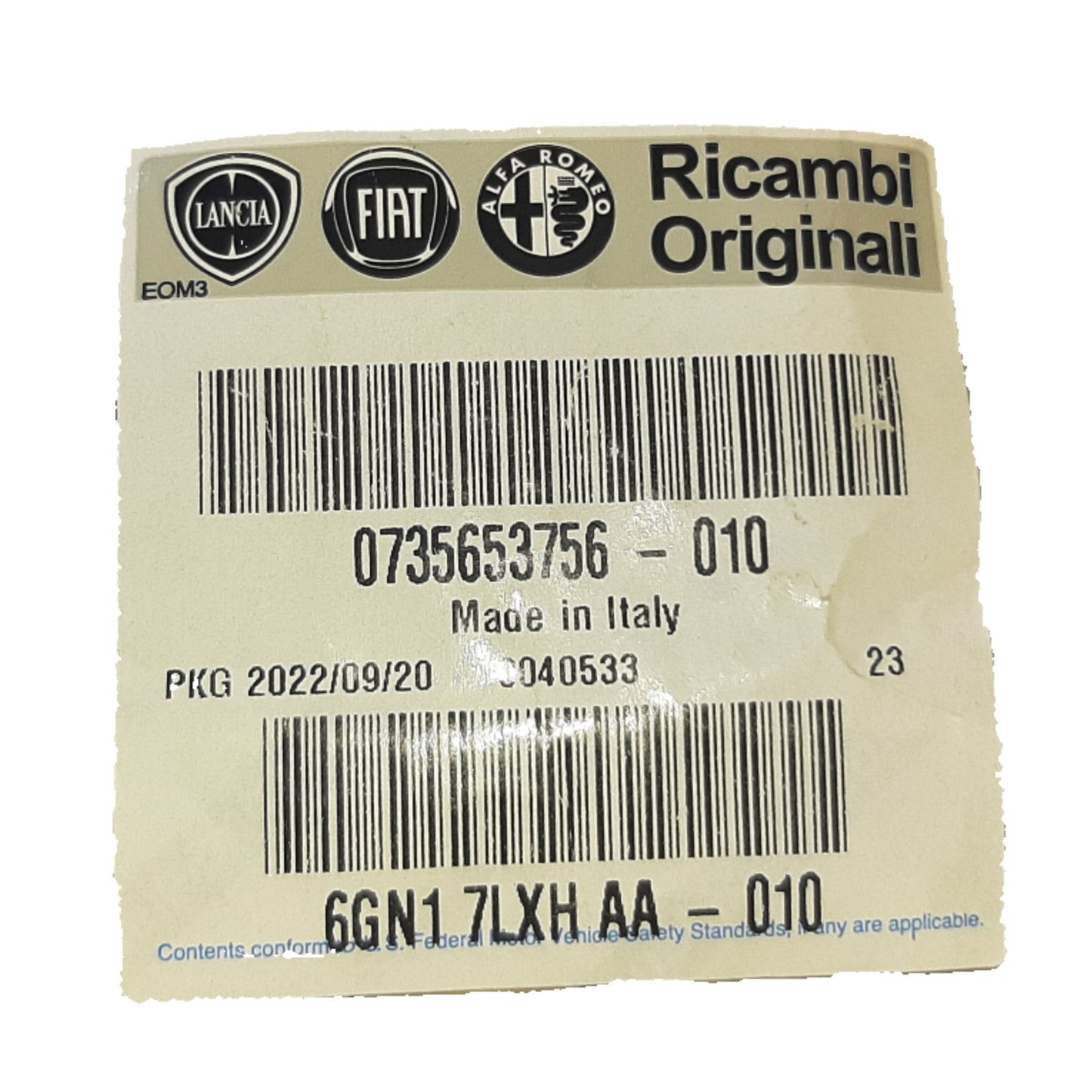 Genuine Fiat Pin | 735653756