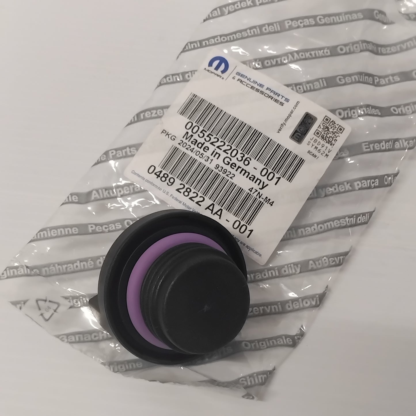 Genuine Oil Filler Cap - Fiat 500X / Alfa Romeo Mito 1.4 Petrol | 55222036