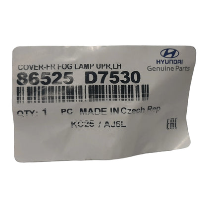 Genuine Hyundai Cover-Front Fog Lamp Up | 86525D7530