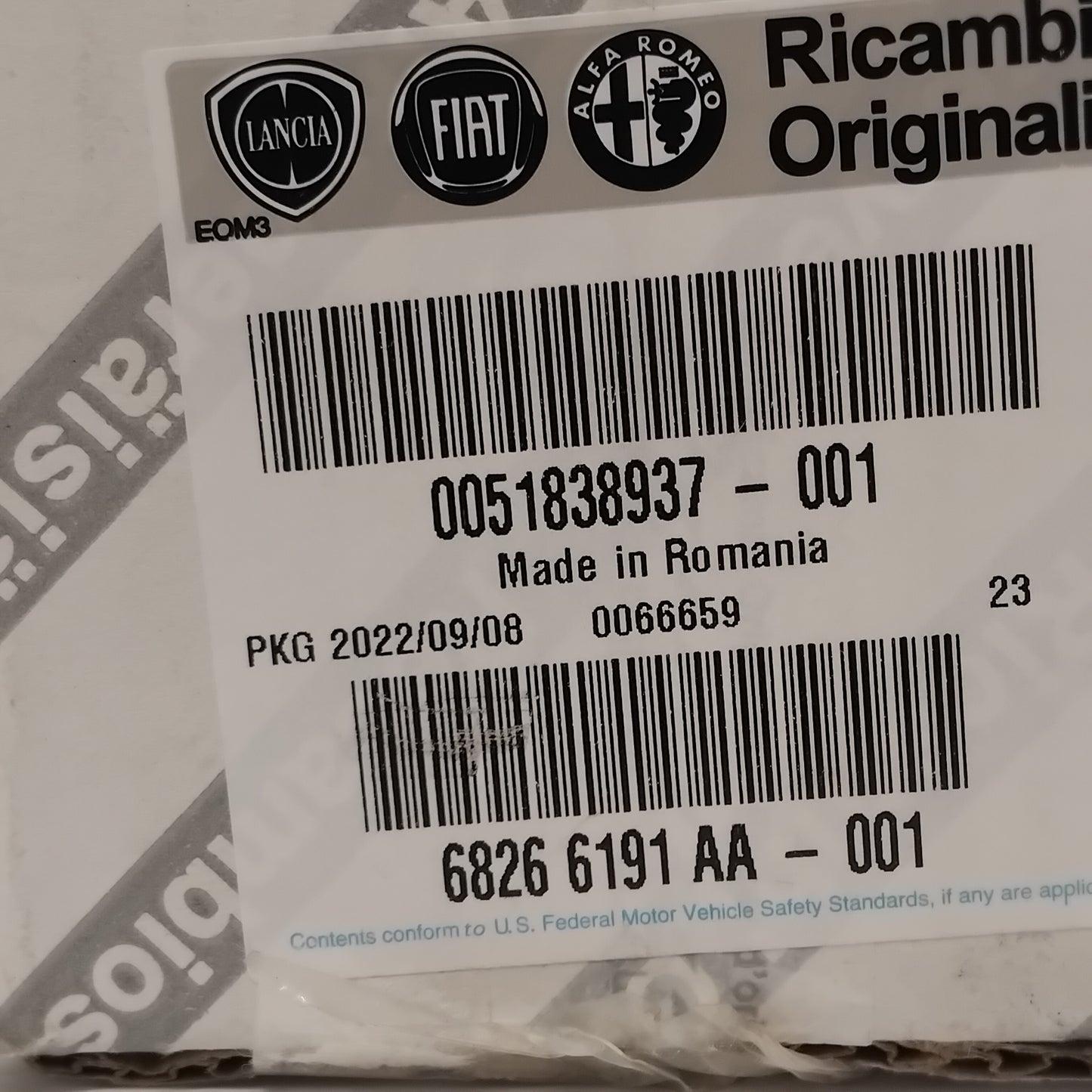 Genuine Left Door Contact Switch - Fiat Doblo 2009-2023 | 51838937