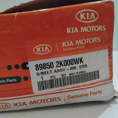 Genuine Rear Middle Seat Belt - Kia Soul 2008-2013 | 898502K000WK