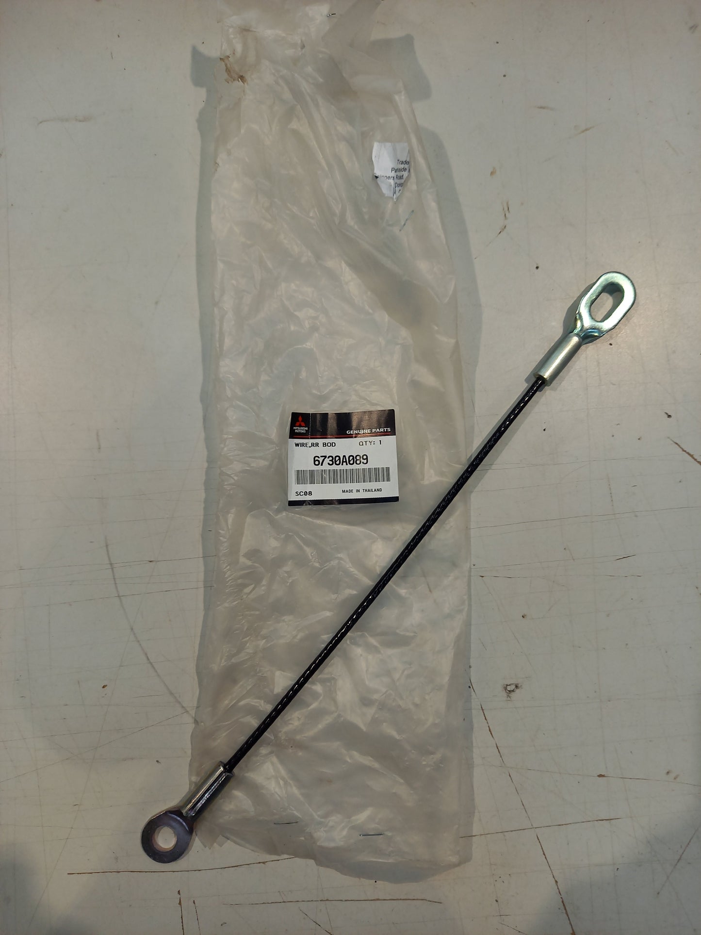 Genuine Mitsubishi Wire,Rr Body Gate | 6730A089