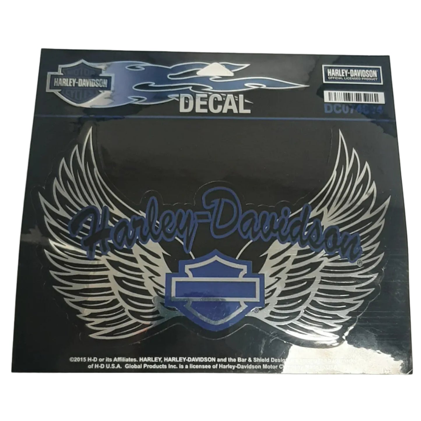 Genuine Harley Davidson Wings Decal | DC074894
