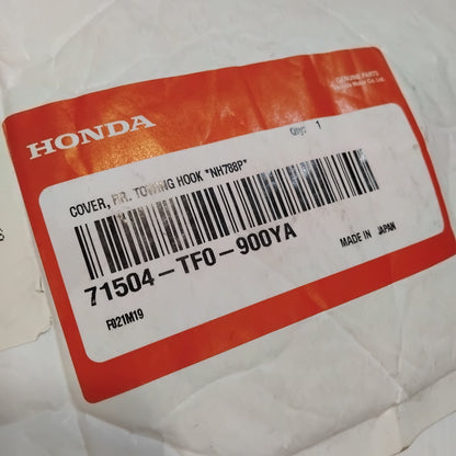Genuine Honda Cover, Rr. Towing Hook *N | 71504TF0900YA
