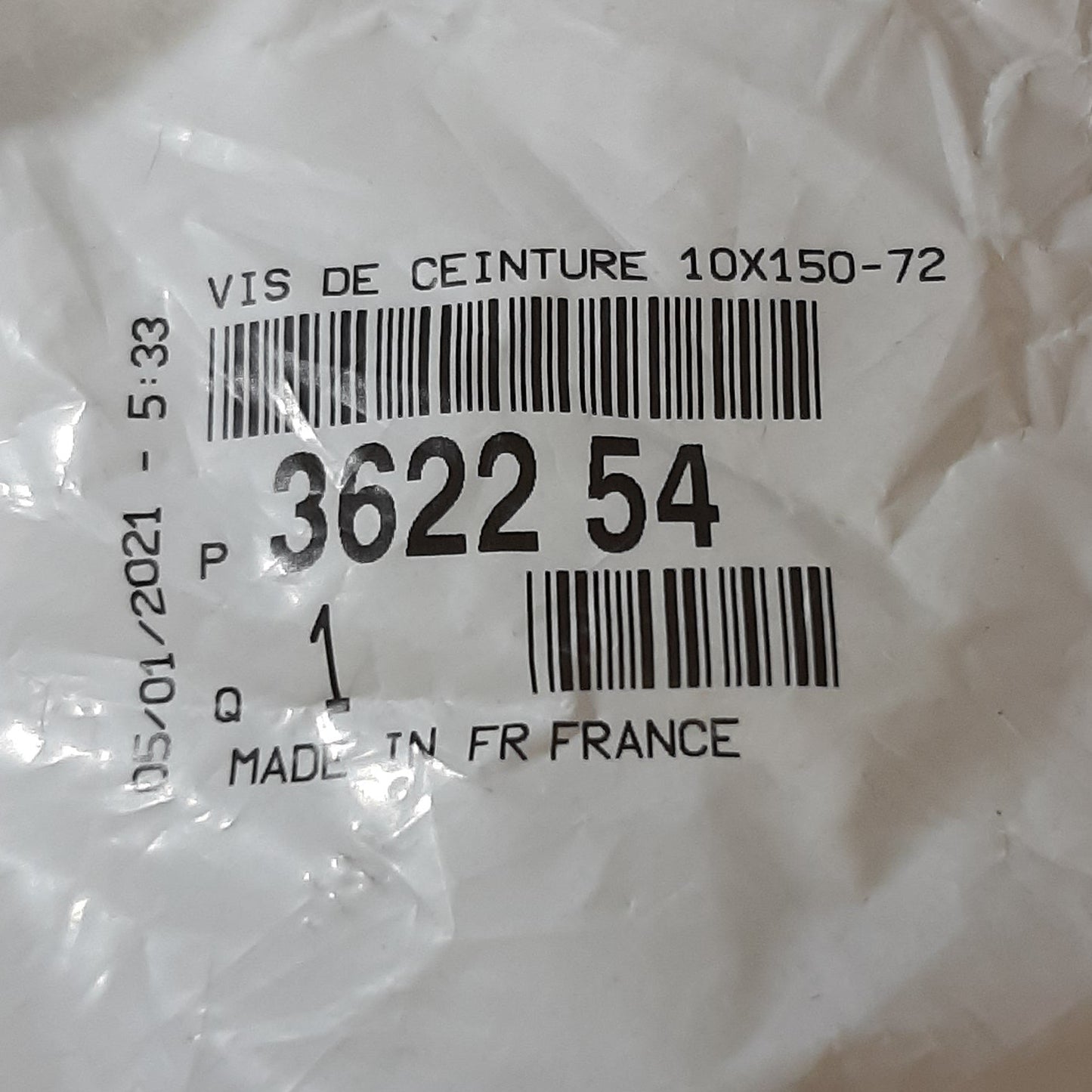 Genuine Peugeot/Seat Belt Bolt | 362254
